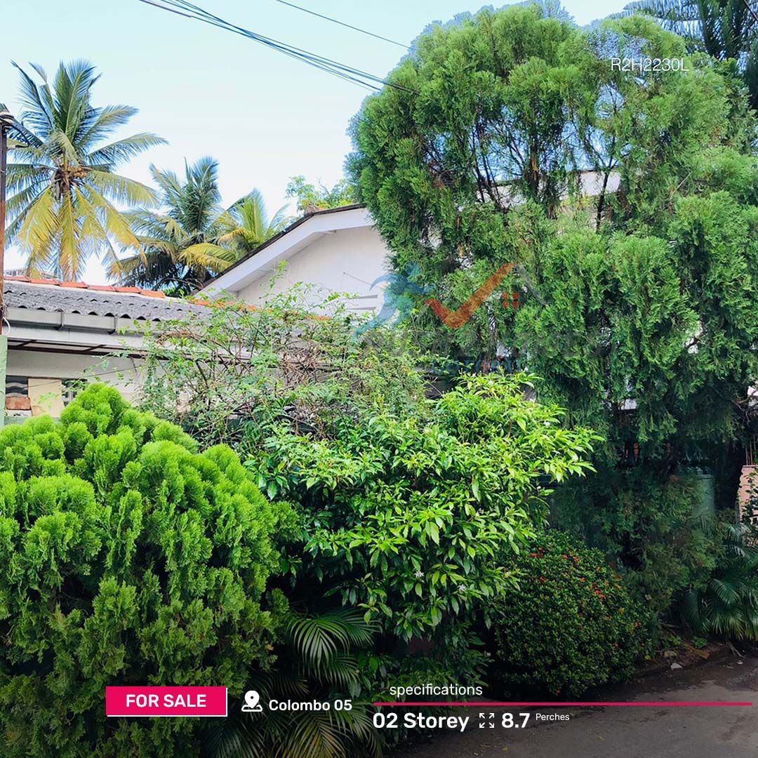 Land for Sale with 2 Storey old house in Colombo 05 