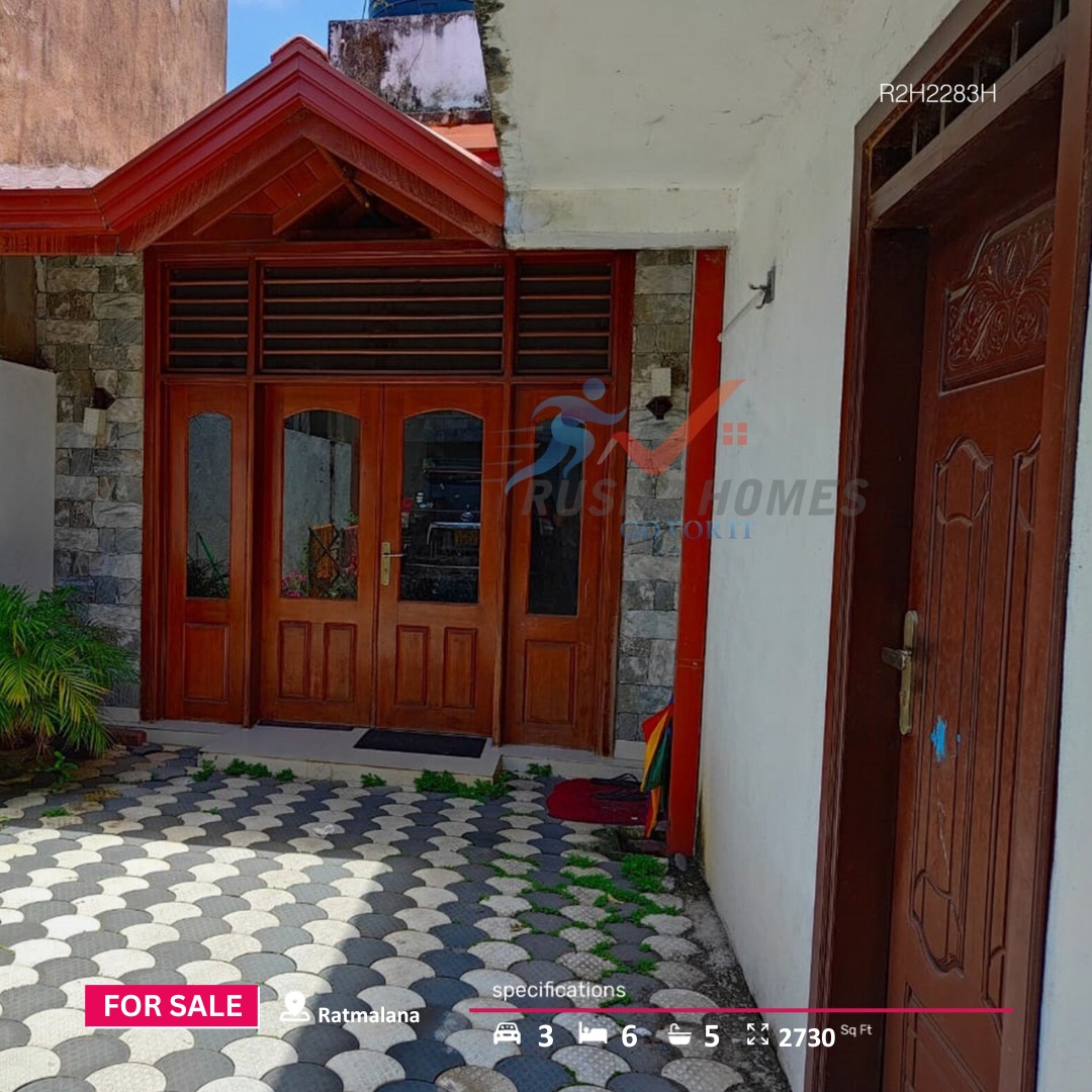 2-Storey House for Sale in Ratmalana