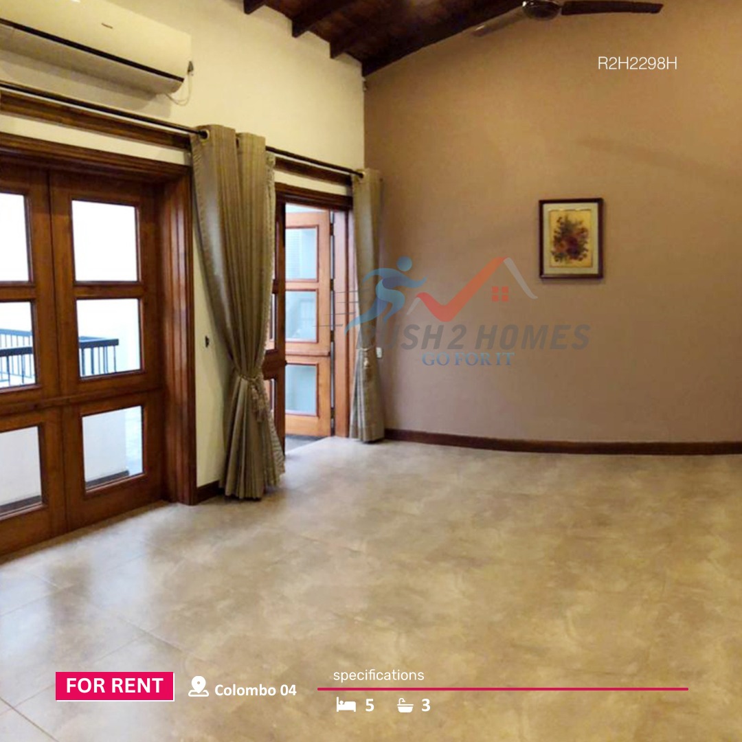 Spacious House in Colombo 04 For Rent in Prime location