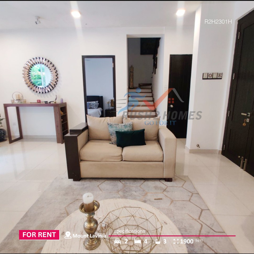 Luxury TownHouse for Rent in a Prestigious Gated Community in Mount Lavinia