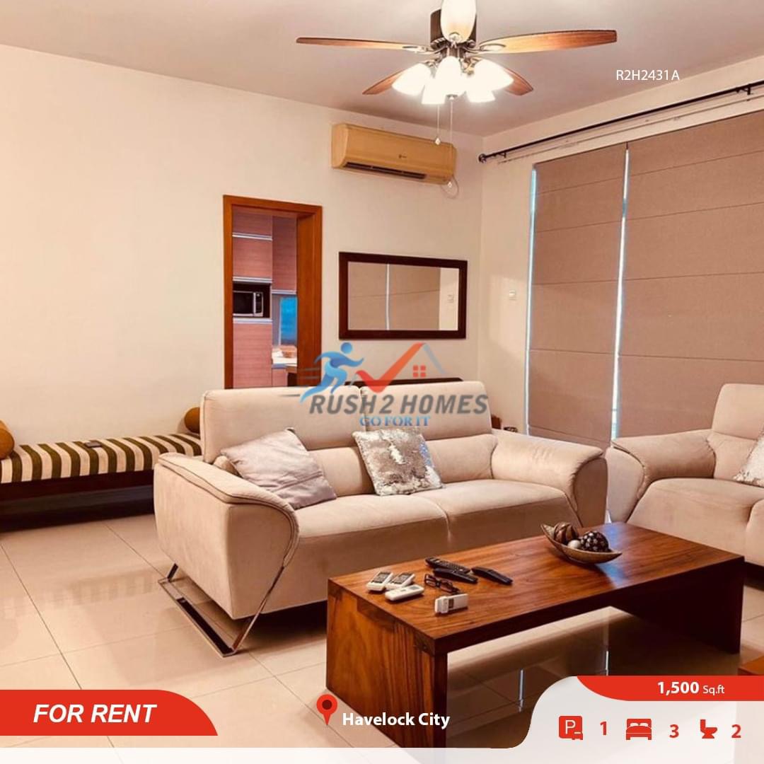 Fully Furnished Apartment for Rent at Havelock City